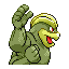 Pokémon Rubis/Saphire (de dos, shiny)