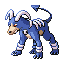 Pokémon Rubis/Saphire (de face, shiny)